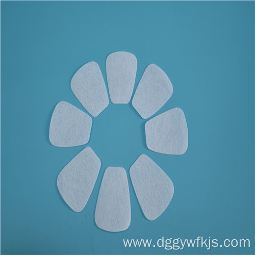 White gas mask U-shaped filter cottons